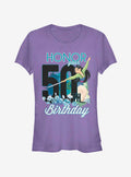 Disney Aladdin Mulan Fifty Birthday Girls T-Shirt | Trending Graphic Tee For Fans