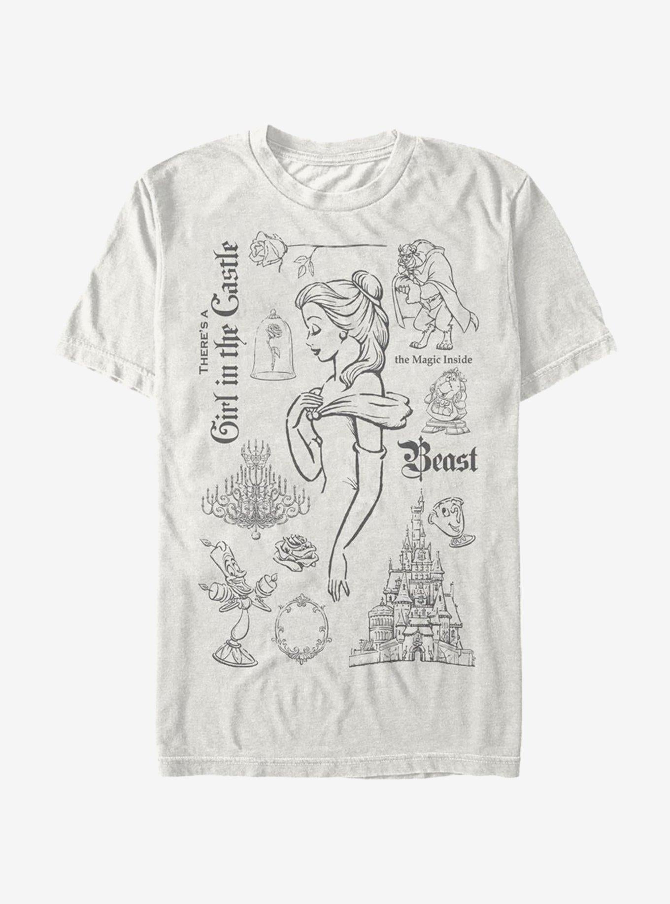 Disney Beauty and The Beast Beast In The Castle T-Shirt | Trending Graphic Tee For Fans