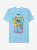 Disney Aladdin Neon Vapor T-Shirt | Trending Graphic Tee For Fans