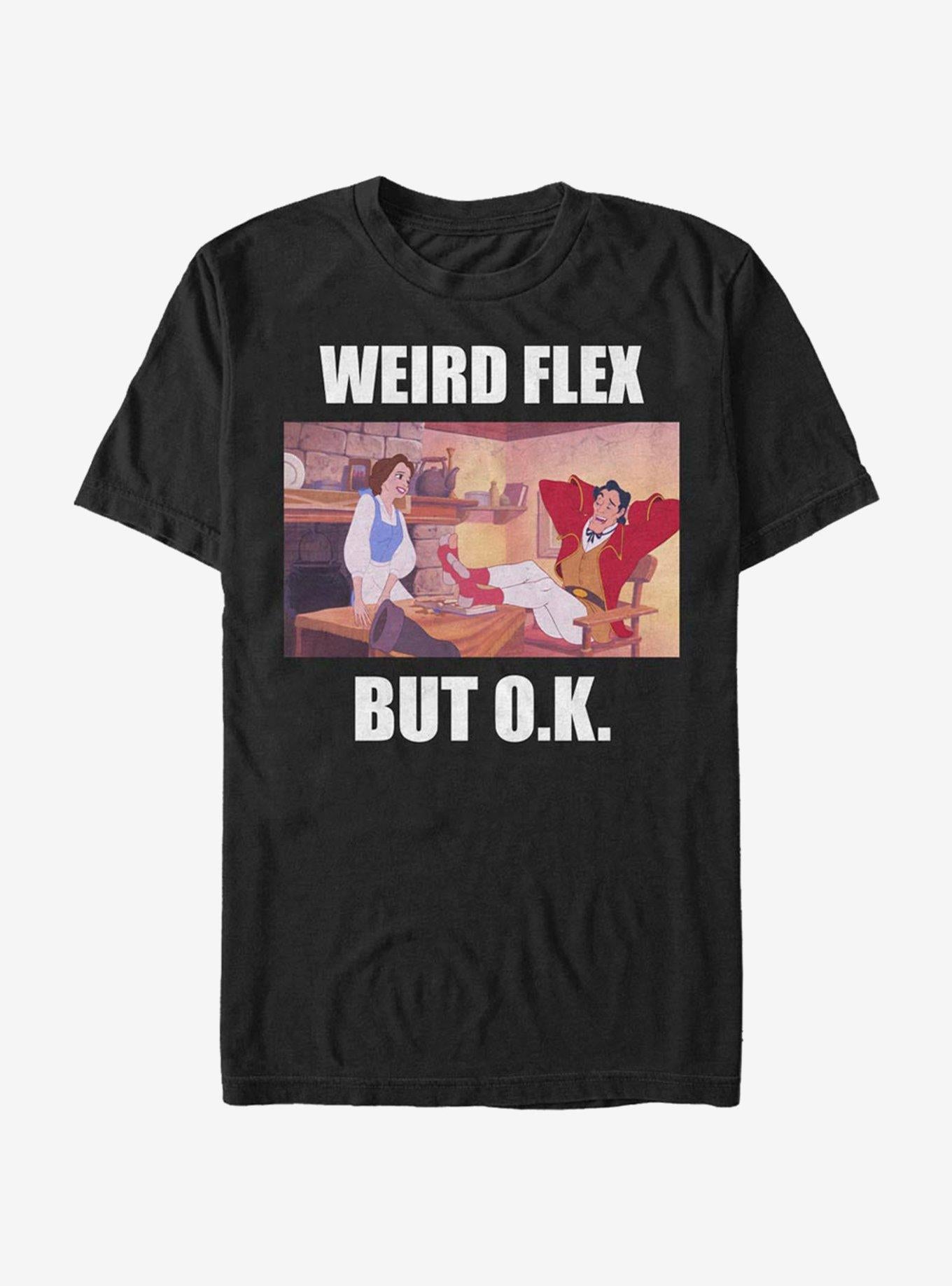 Disney Beauty and The Beast Gaston Weird Flex Meme T-Shirt | Trending Graphic Tee For Fans