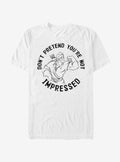 Disney Beauty and The Beast Not Impressed Gaston T-Shirt | Trending Graphic Tee For Fans