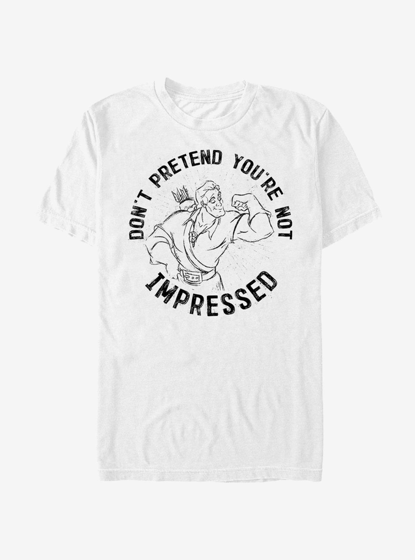Disney Beauty and The Beast Not Impressed Gaston T-Shirt | Trending Graphic Tee For Fans