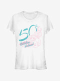 Disney The Little Mermaid Fifty Birthday Mermaid Girls T-Shirt | Trending Graphic Tee For Fans