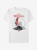 Disney Little Mermaid Sketch Mermaid Anniversary T-Shirt | Trending Graphic Tee For Fans