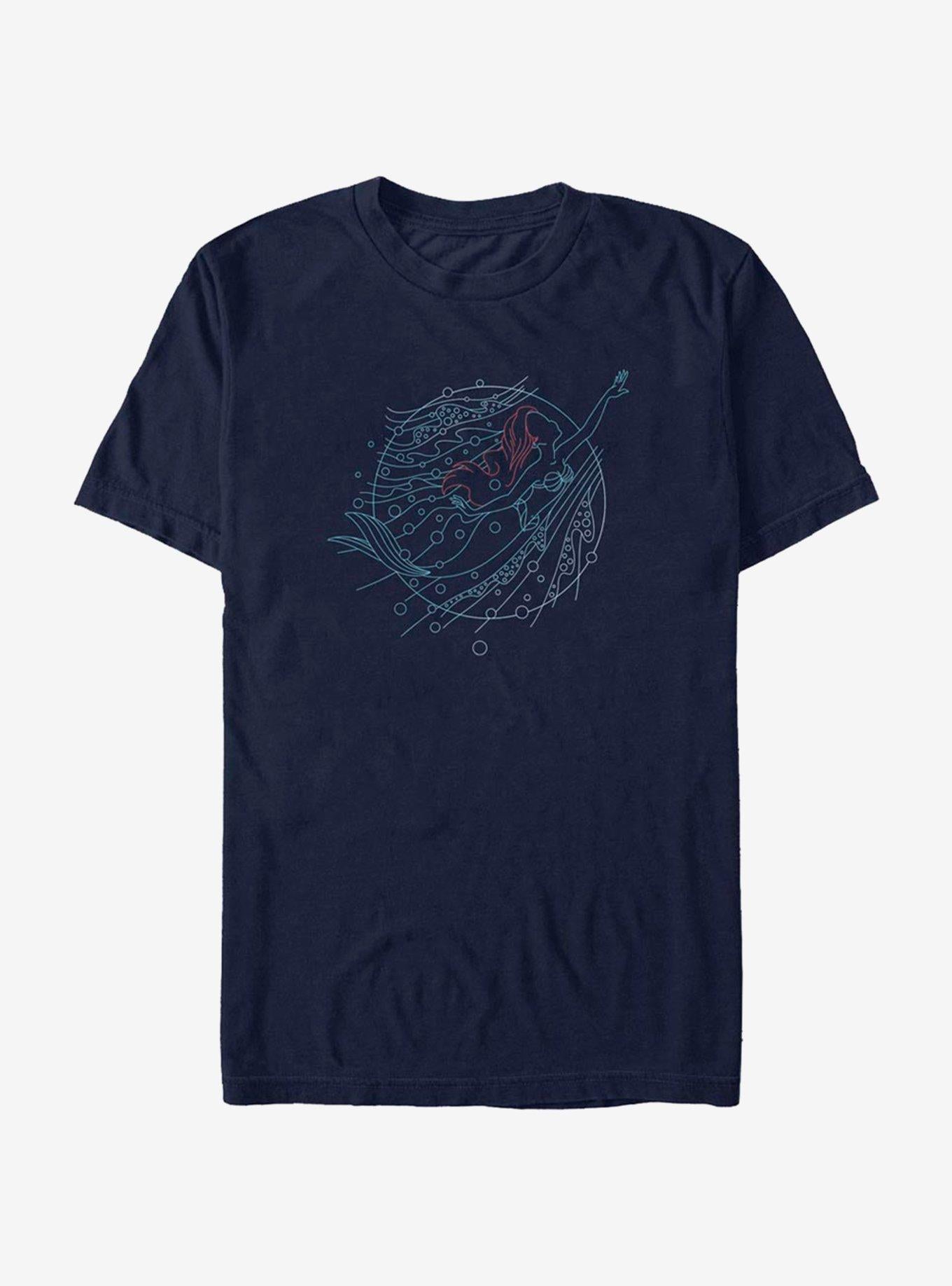 Disney The Little Mermaid Surfacing T-Shirt | Trending Graphic Tee For Fans