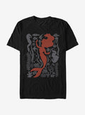 Disney Little Mermaid Tapestry T-Shirt | Trending Graphic Tee For Fans