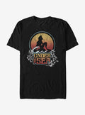 Disney Little Mermaid Under The Sunset T-Shirt | Trending Graphic Tee For Fans