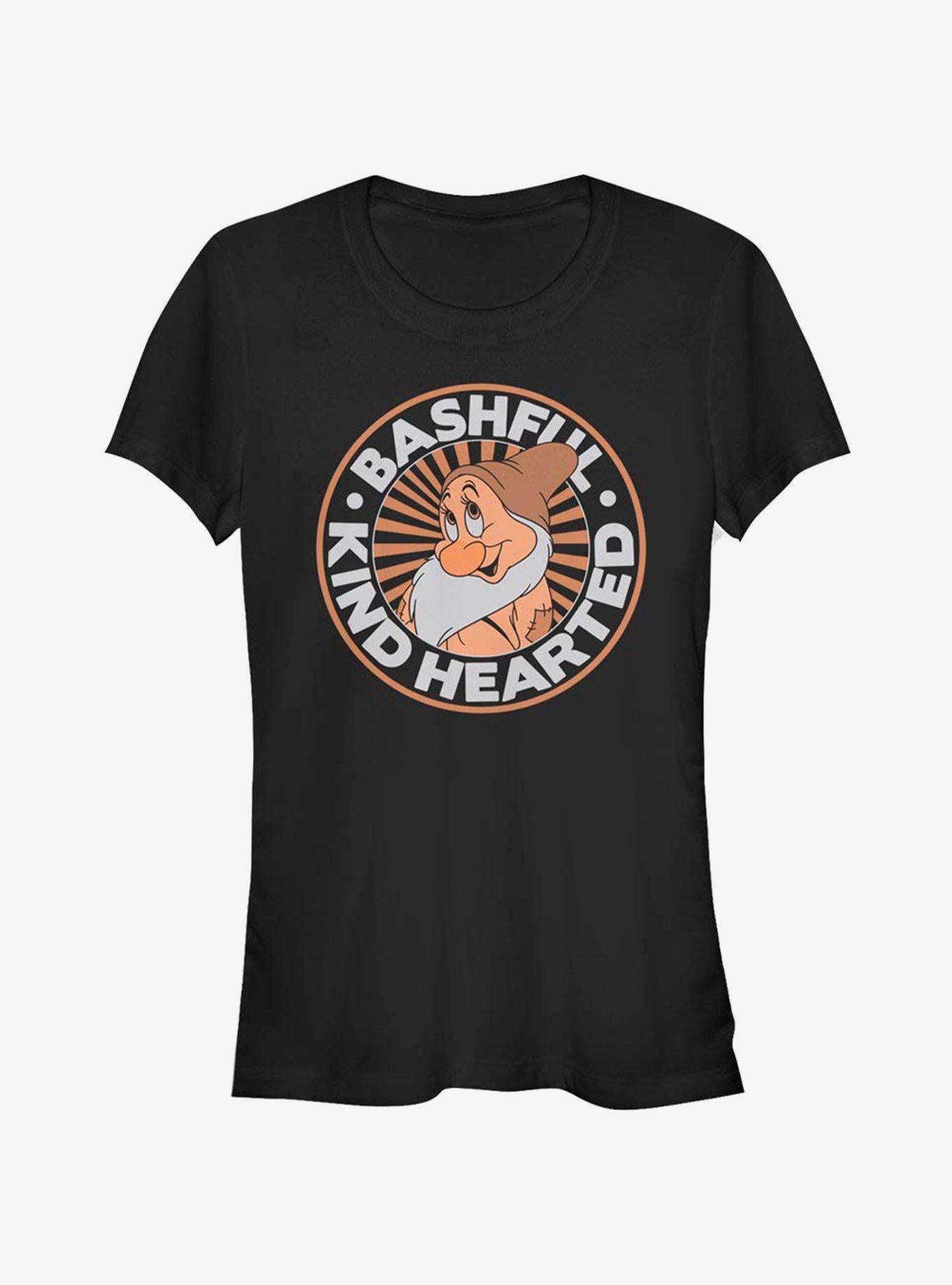 Disney Snow White About Bashful Round Girls T-Shirt | Trending Graphic Tee For Fans