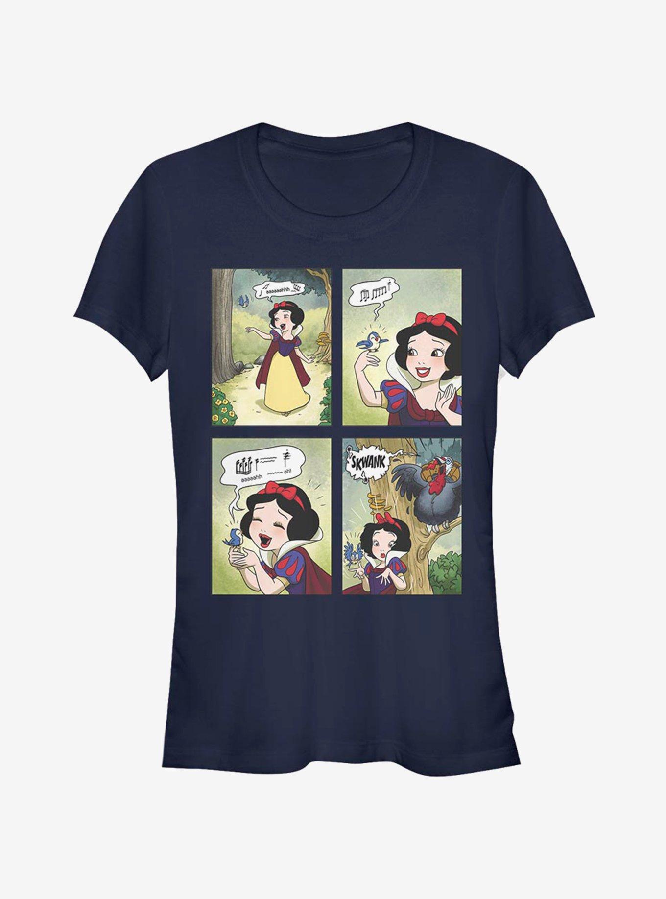 Disney Snow White Signing Snow Girls T-Shirt | Trending Graphic Tee For Fans