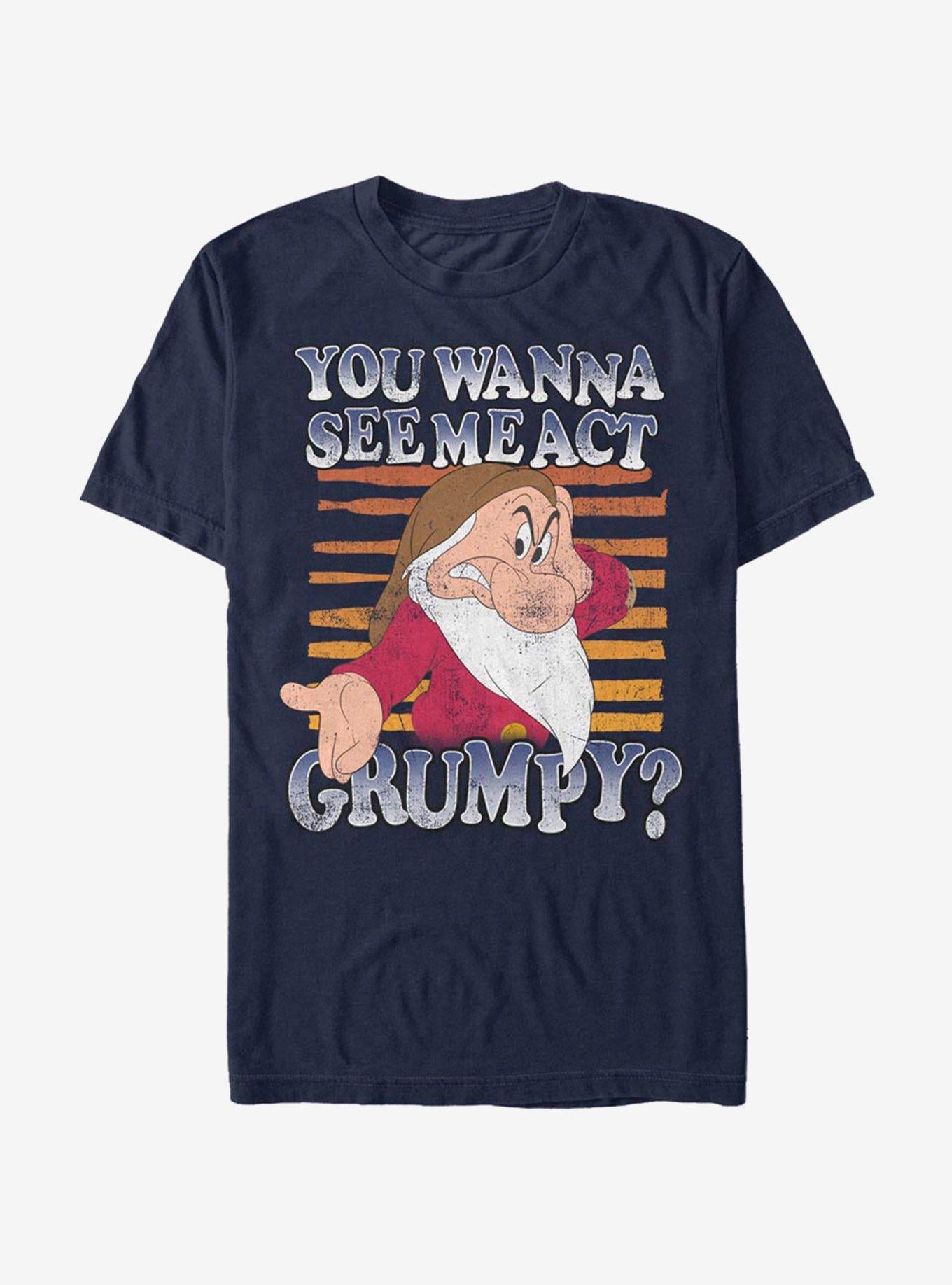 Disney Snow White Act Grumpy T-Shirt | Trending Graphic Tee For Fans
