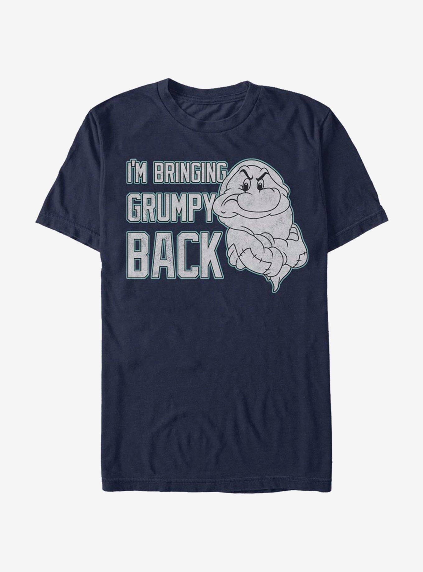 Disney Snow White Grumpy Back T-Shirt | Trending Graphic Tee For Fans