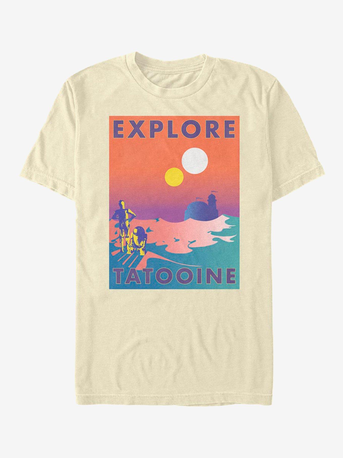 Star Wars Explore Tattooine Traveller T-Shirt | Trending Graphic Tee For Fans