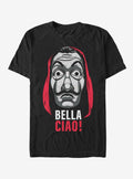 La Casa De Papel Bella Ciao Mask T-Shirt | Trending Graphic Tee For Fans