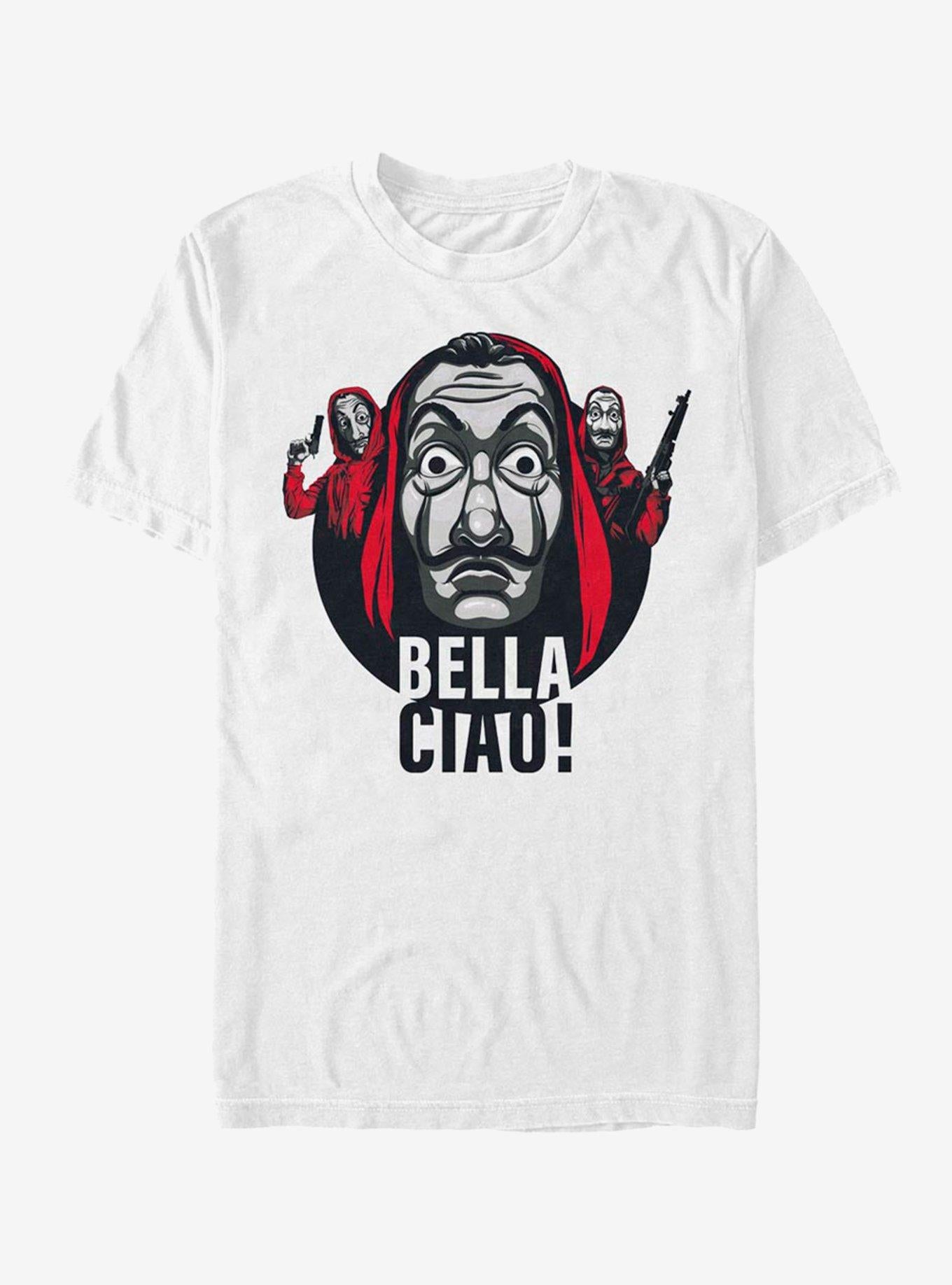 La Casa De Papel Ciao Circle Trio T-Shirt | Trending Graphic Tee For Fans