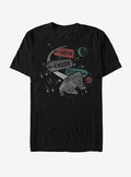 Star Wars Planet Map T-Shirt | Trending Graphic Tee For Fans