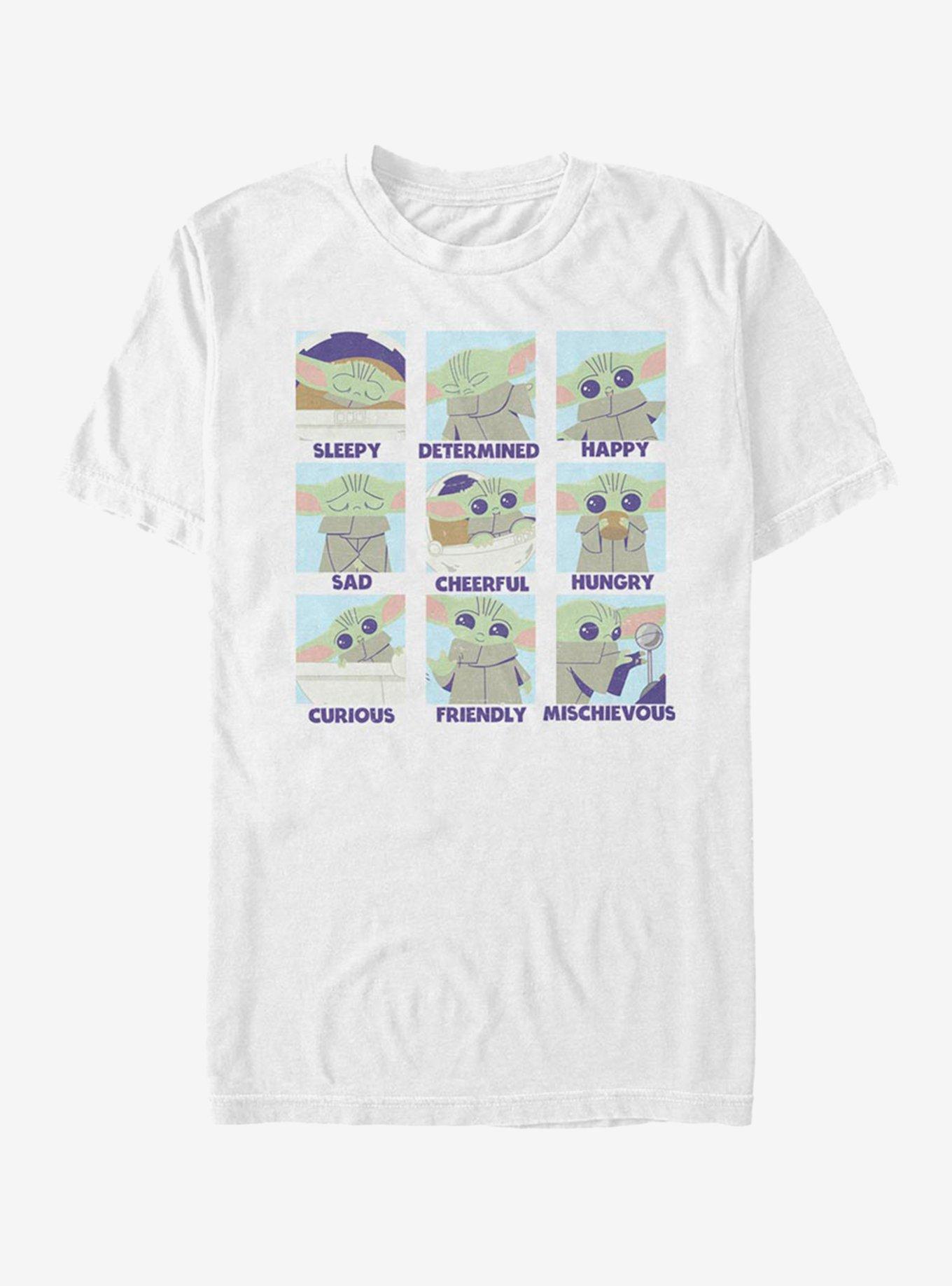 Star Wars The Mandalorian The Child Emotions T-Shirt | Trending Graphic Tee For Fans