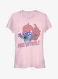 Disney Lilo & Stitch Unstoppable Stitch Girls T-Shirt | Trending Graphic Tee For Fans