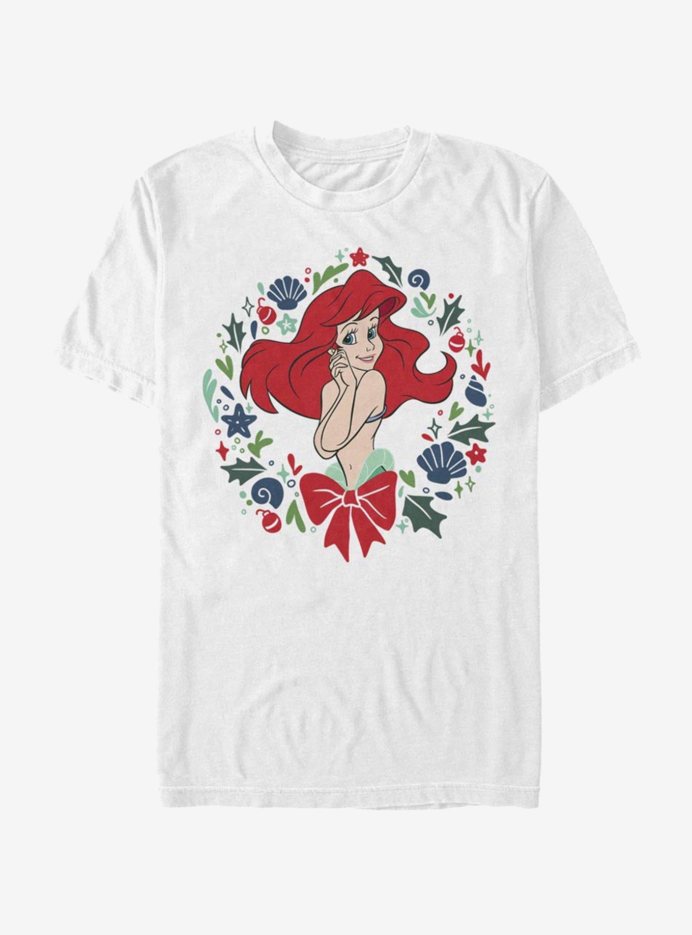 Disney The Little Mermaid Festive Ariel T-Shirt | Trending Graphic Tee For Fans
