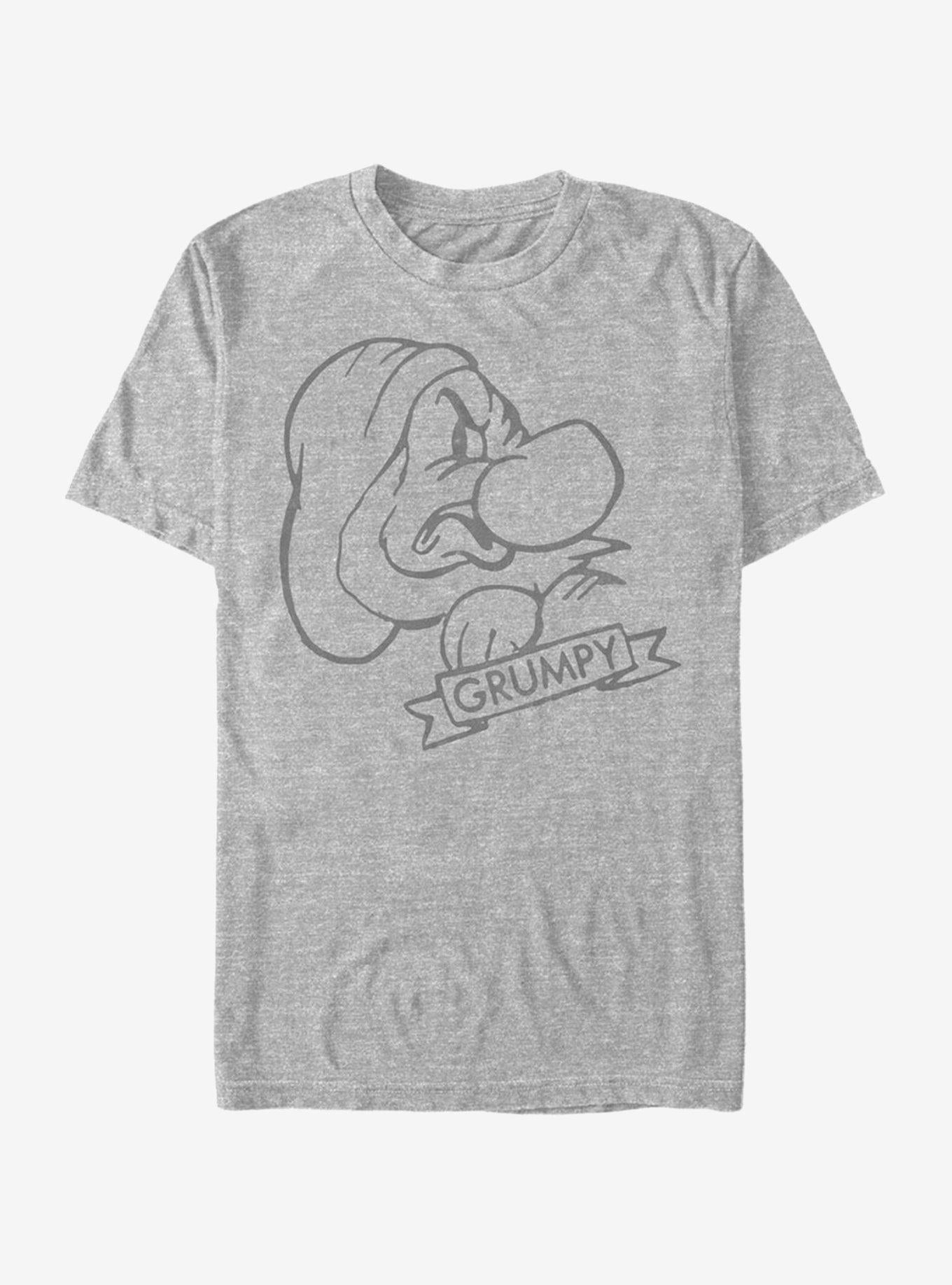 Disney Snow White And The Seven Dwarfs Grumpy T-Shirt | Trending Graphic Tee For Fans