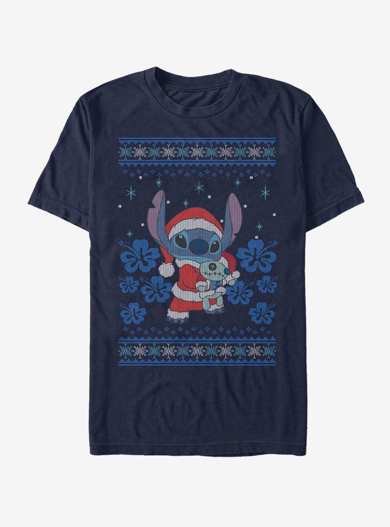 Disney Lilo & Stitch Holiday Stitch T-Shirt | Trending Graphic Tee For Fans
