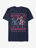 Disney Lilo & Stitch Holiday Lilo Hawaiian Pattern T-Shirt | Trending Graphic Tee For Fans