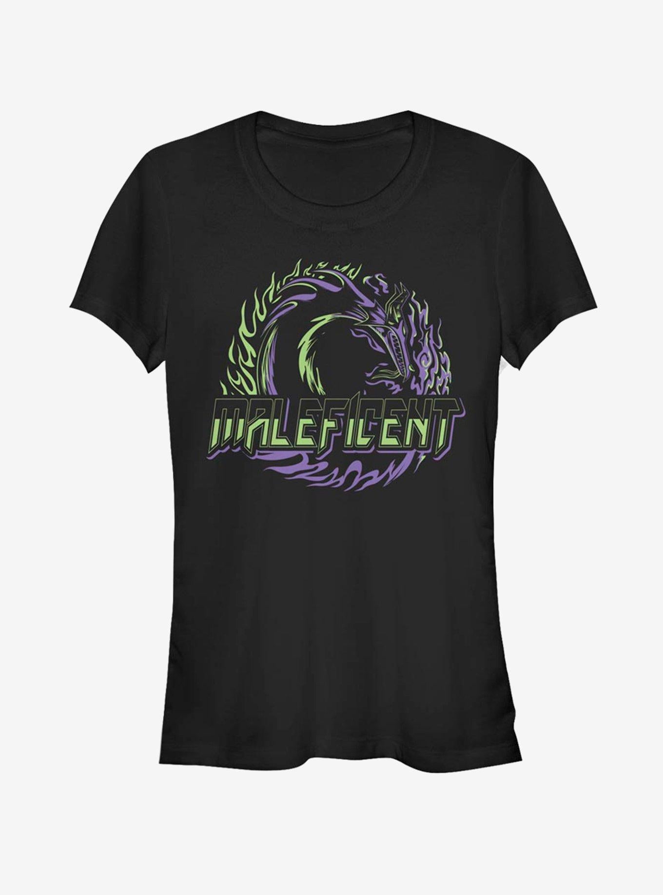 Disney Sleeping Beauty Rave Maleficent Girls T-Shirt | Trending Graphic Tee For Fans
