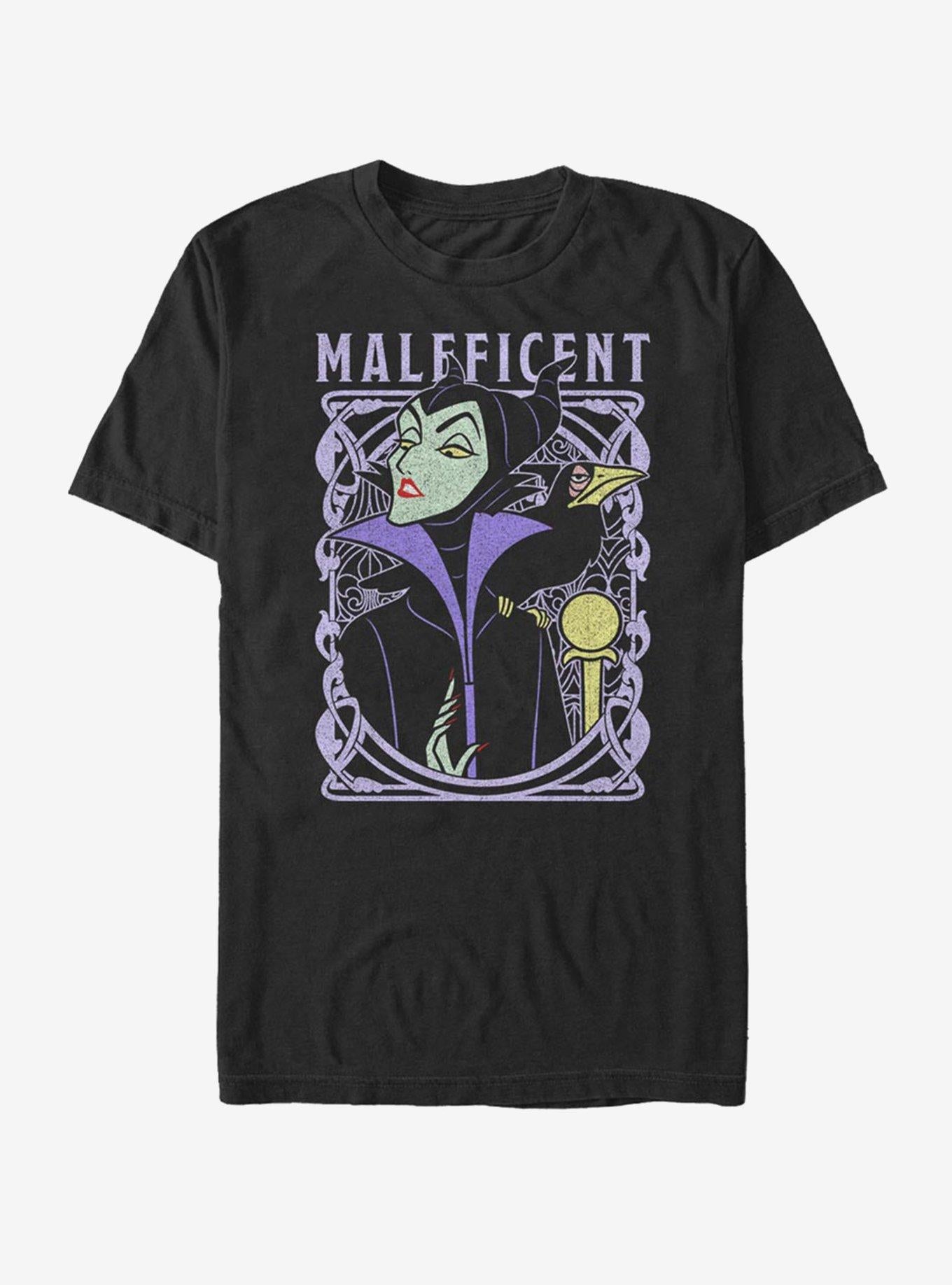 Disney Sleeping Beauty Maleficent Color T-Shirt | Trending Graphic Tee For Fans