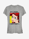 Disney The Little Mermaid Crybaby Ariel Zoom Girls T-Shirt | Trending Graphic Tee For Fans