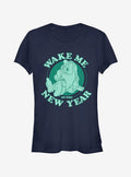 Disney Snow White Sleepy New Year Girls T-Shirt | Trending Graphic Tee For Fans