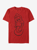 Disney The Little Mermaid Sebastian Big Face T-Shirt | Trending Graphic Tee For Fans