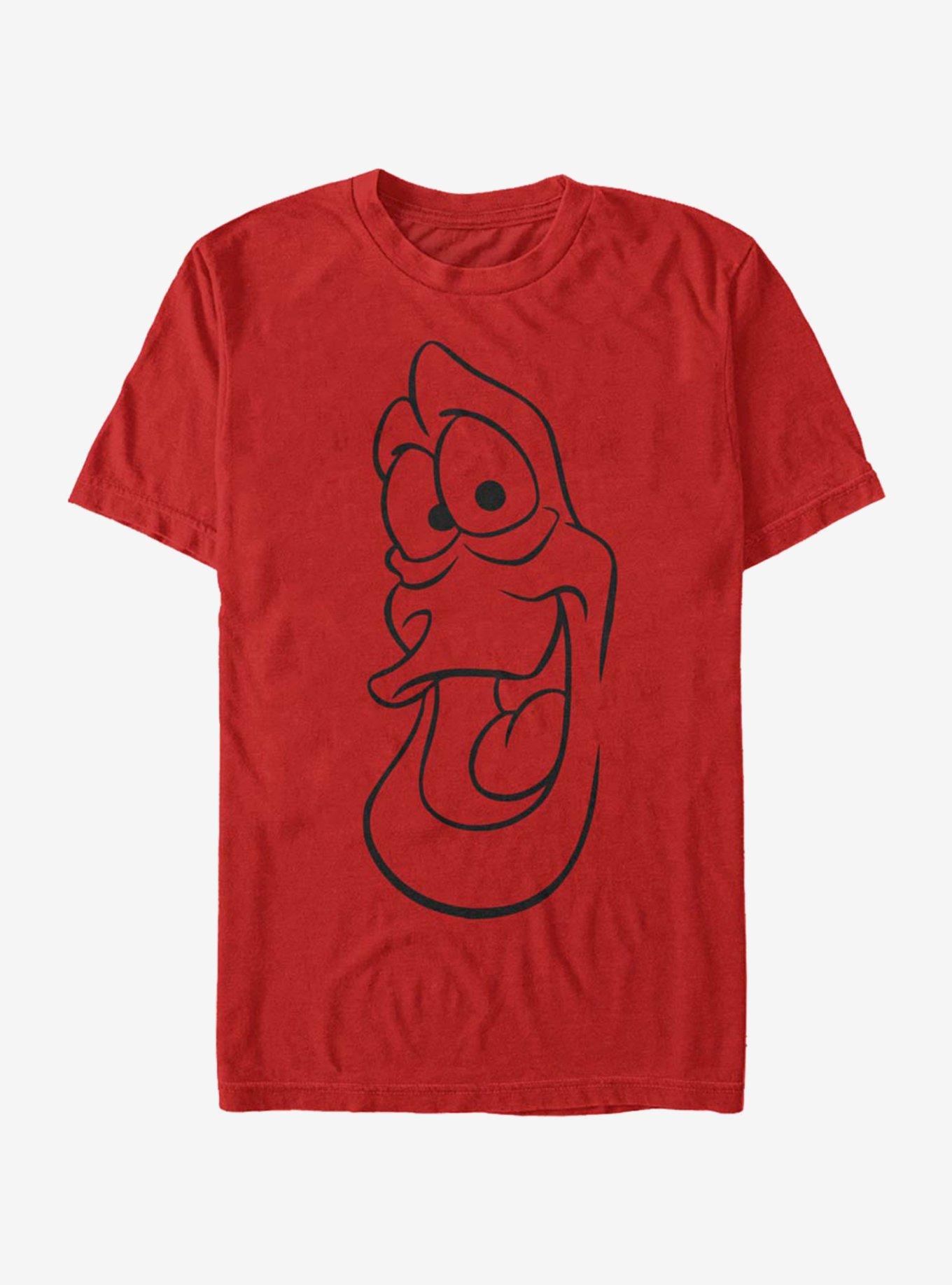 Disney The Little Mermaid Sebastian Big Face T-Shirt | Trending Graphic Tee For Fans