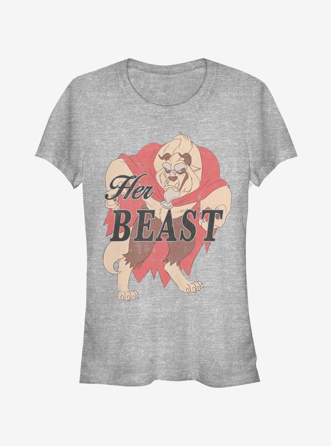 Disney Beauty And The Beast Her Beast Girls T-Shirt | Trending Graphic Tee For Fans