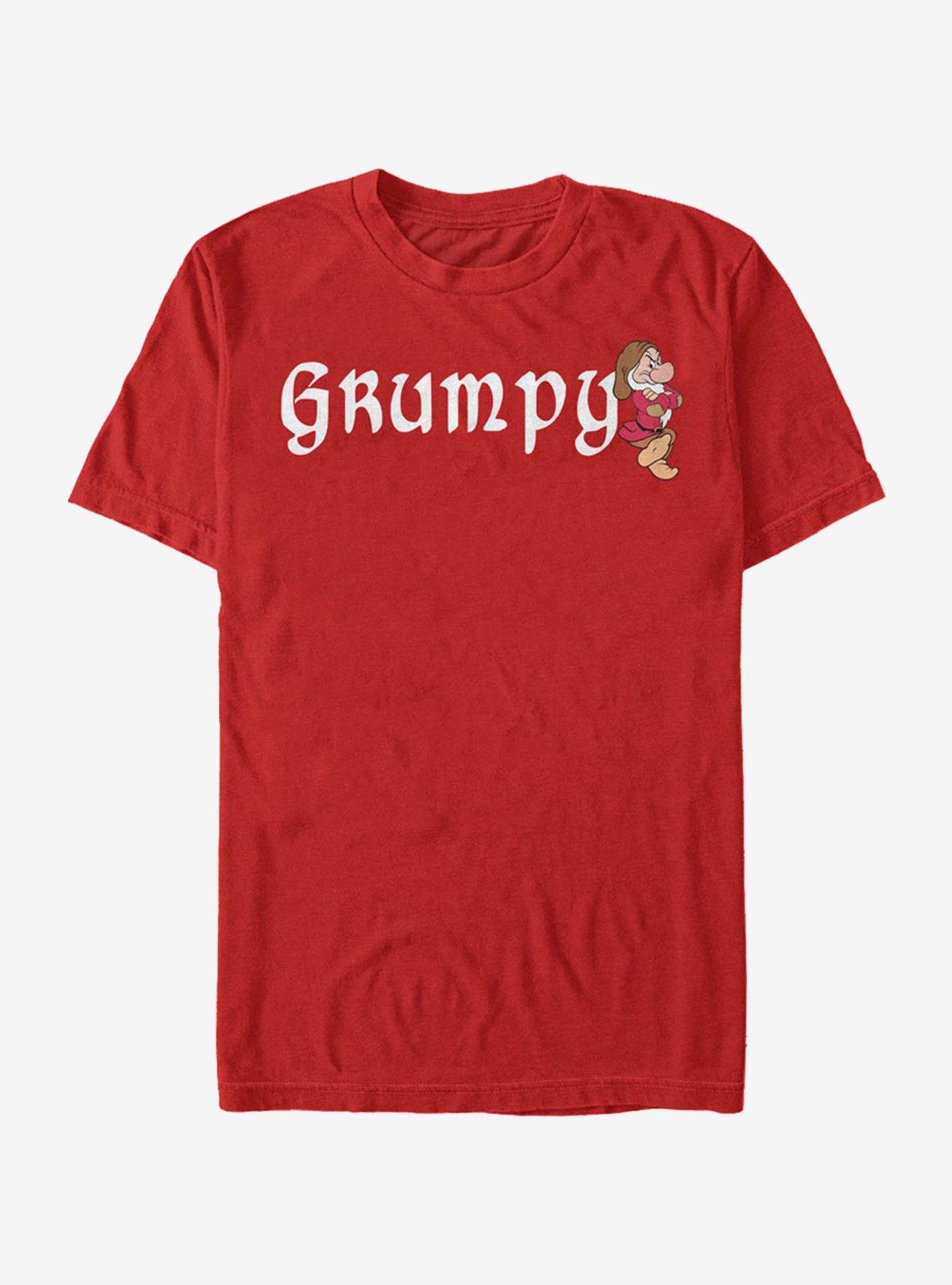 Disney Snow White Grumpy Dwarf T-Shirt | Trending Graphic Tee For Fans