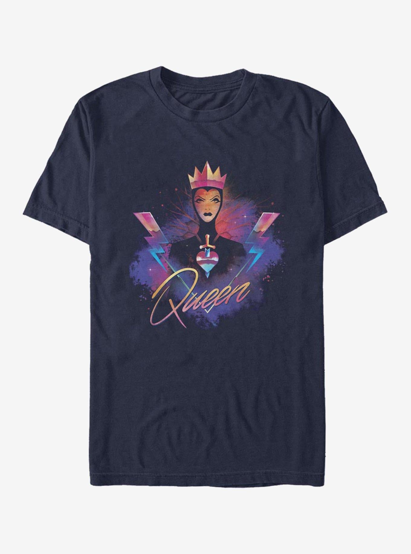 Disney Snow White And The Seven Dwarfs Evil Queen Rock T-Shirt | Trending Graphic Tee For Fans