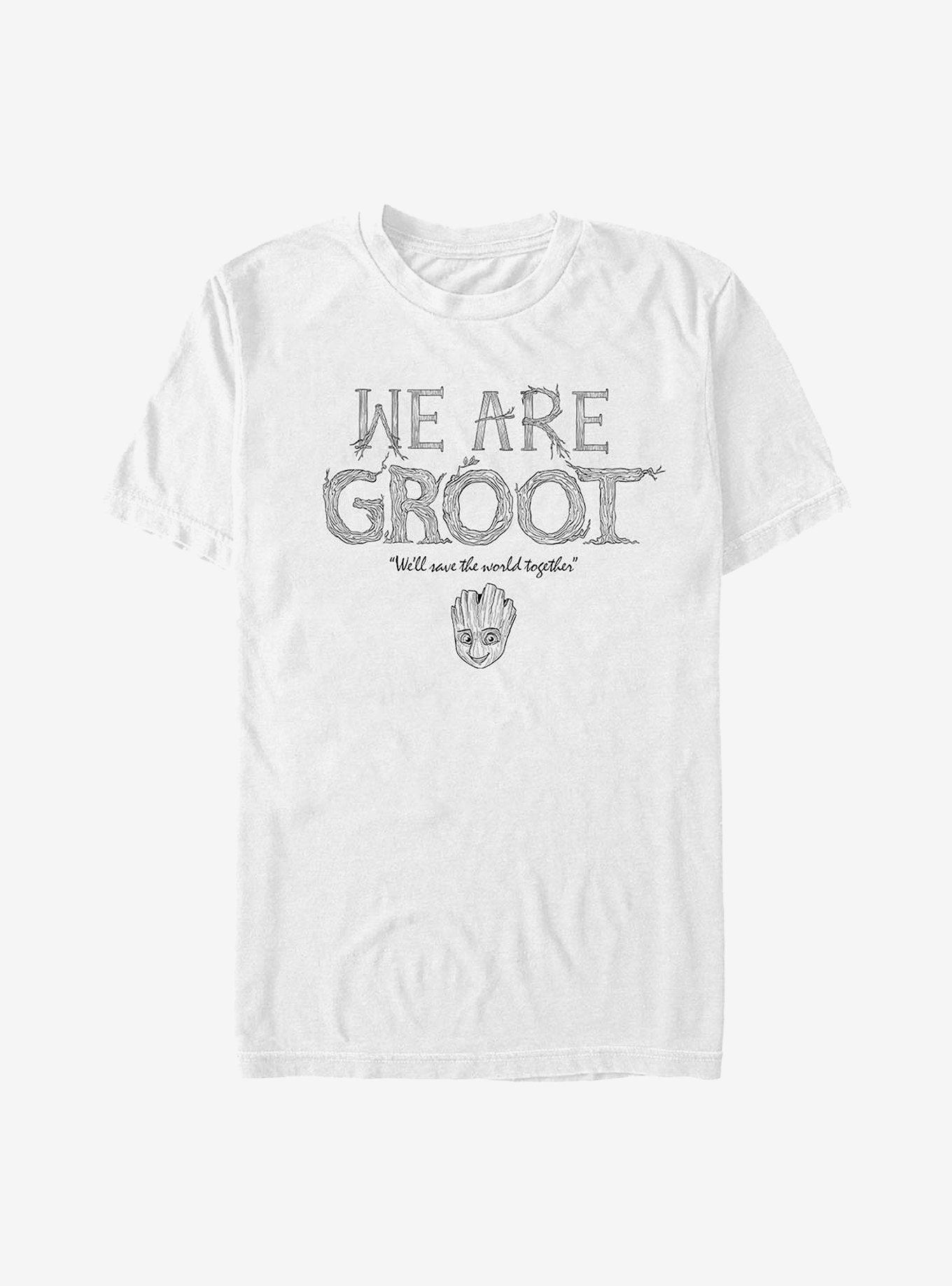 Marvel The Guardians Of The Galaxy Grow Together T-Shirt | Trending Graphic Tee For Fans