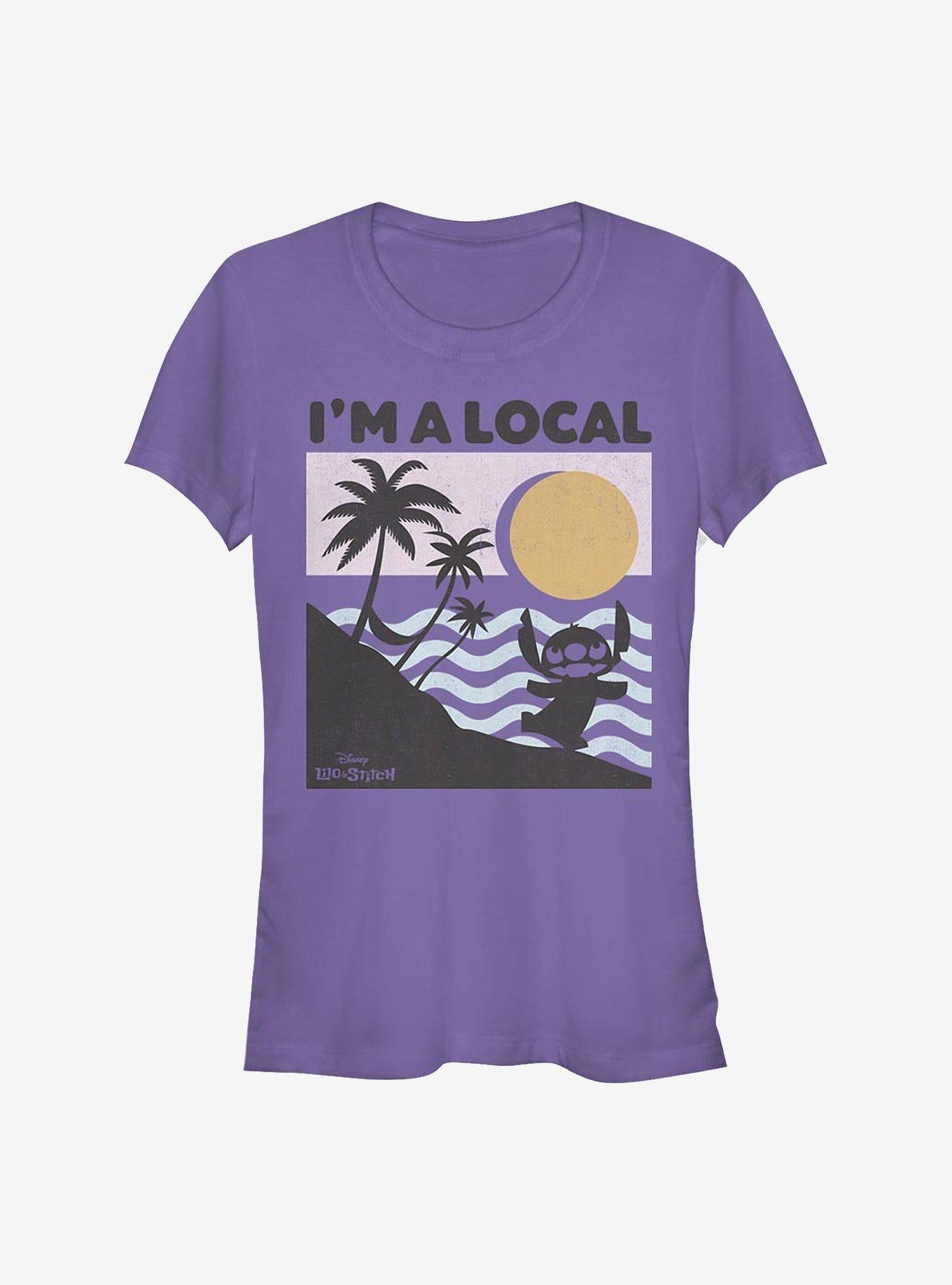 Disney Lilo & Stitch Beach Scene Girls T-Shirt | Trending Graphic Tee For Fans