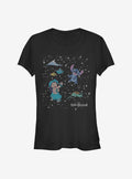 Disney Lilo & Stitch Constelation Lilo Stitch Girls T-Shirt | Trending Graphic Tee For Fans