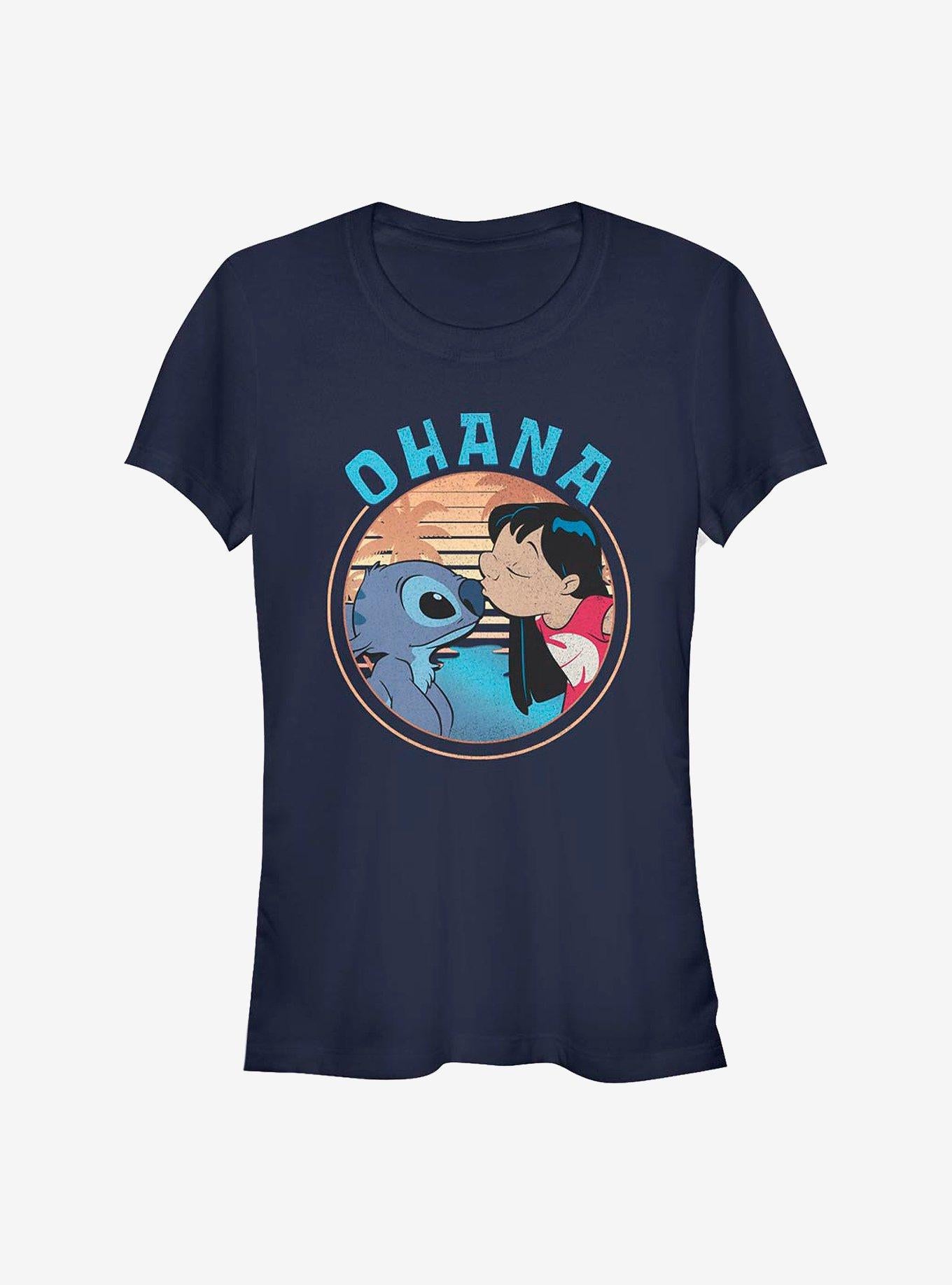 Disney Lilo & Stitch Lilo And Stitch Ohana Girls T-Shirt | Trending Graphic Tee For Fans