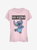 Disney Lilo & Stitch So Extra Girls T-Shirt | Trending Graphic Tee For Fans