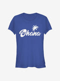 Disney Lilo & Stitch Sillhouette Ohana Girls T-Shirt | Trending Graphic Tee For Fans