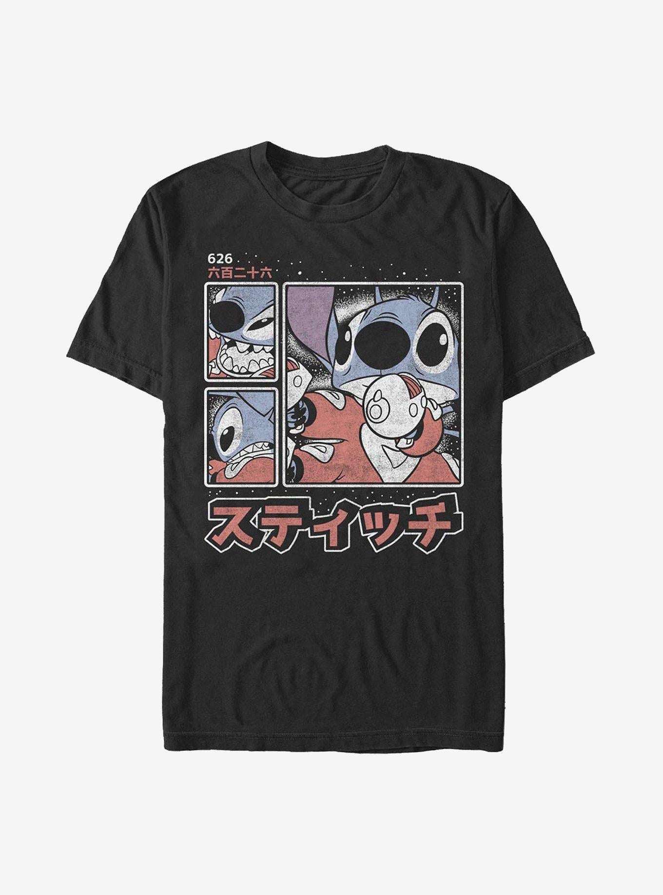 Disney Lilo & Stitch Kanji T-Shirt | Trending Graphic Tee For Fans