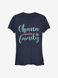 Disney Lilo & Stitch Ohana Script Girls T-Shirt | Trending Graphic Tee For Fans