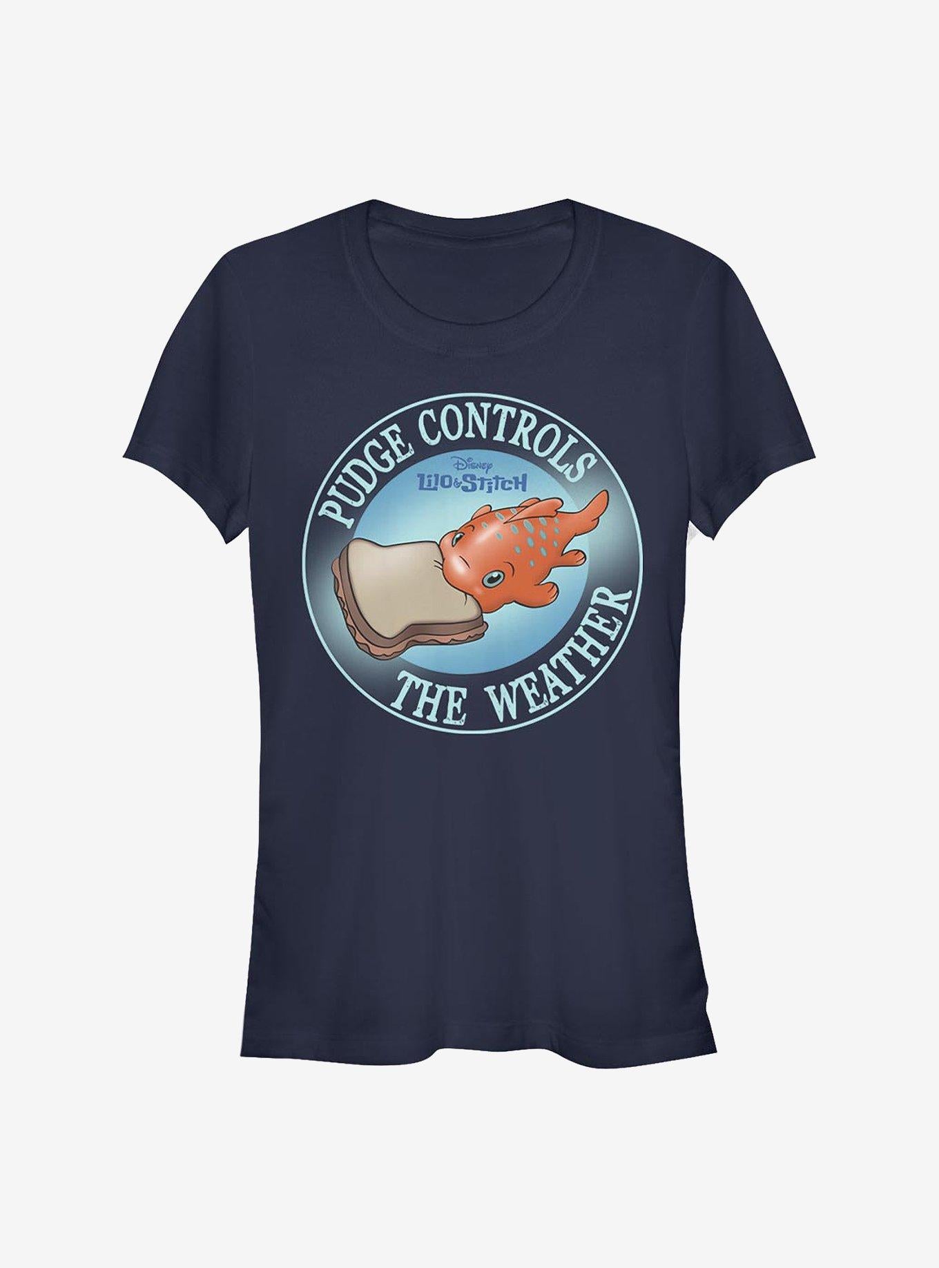 Disney Lilo & Stitch Pudge Weather Girls T-Shirt | Trending Graphic Tee For Fans