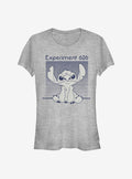 Disney Lilo & Stitch Experiment 262 Monochromatic Navy Girls T-Shirt | Trending Graphic Tee For Fans