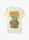 Star Wars The Mandalorian Logo The Child Gaze T-Shirt | Trending Graphic Tee For Fans