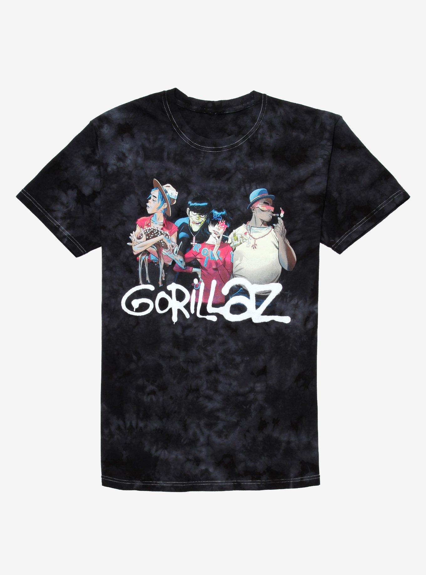 Gorillaz Group Tie-Dye T-Shirt | Trending Graphic Tee For Fans