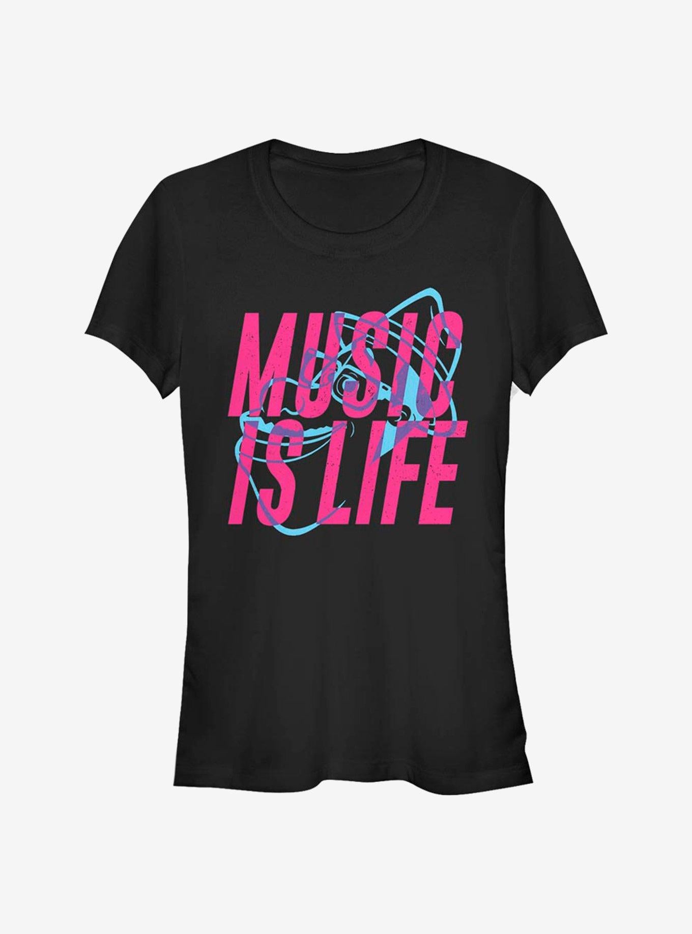 Disney Pixar Soul Music Is Life Girls T-Shirt | Trending Graphic Tee For Fans