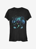 Disney The Little Mermaid Undulating Ursula Girls T-Shirt | Trending Graphic Tee For Fans