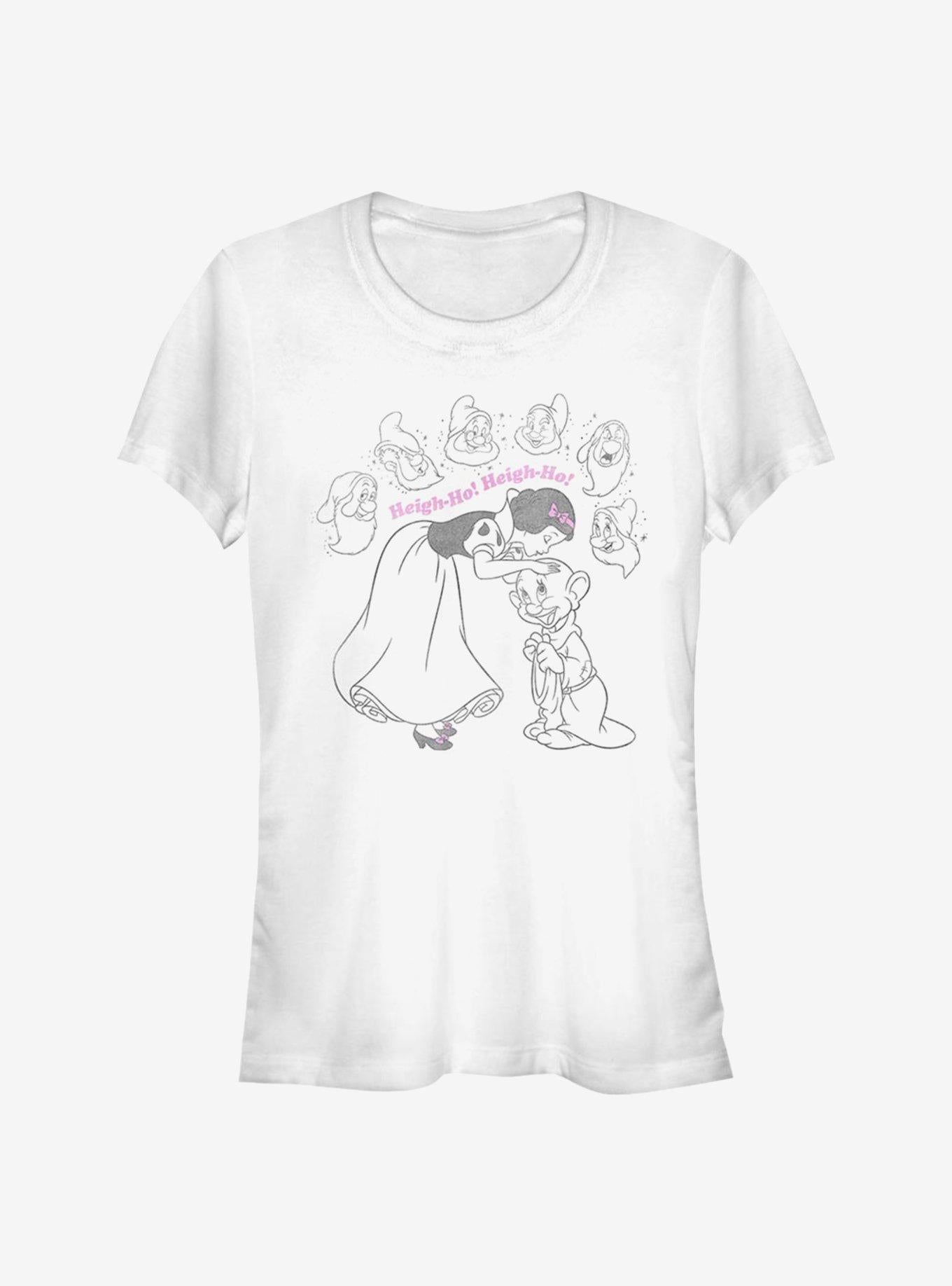 Disney Snow White And The Seven Dwarfs Heigh-Ho Girls T-Shirt | Trending Graphic Tee For Fans