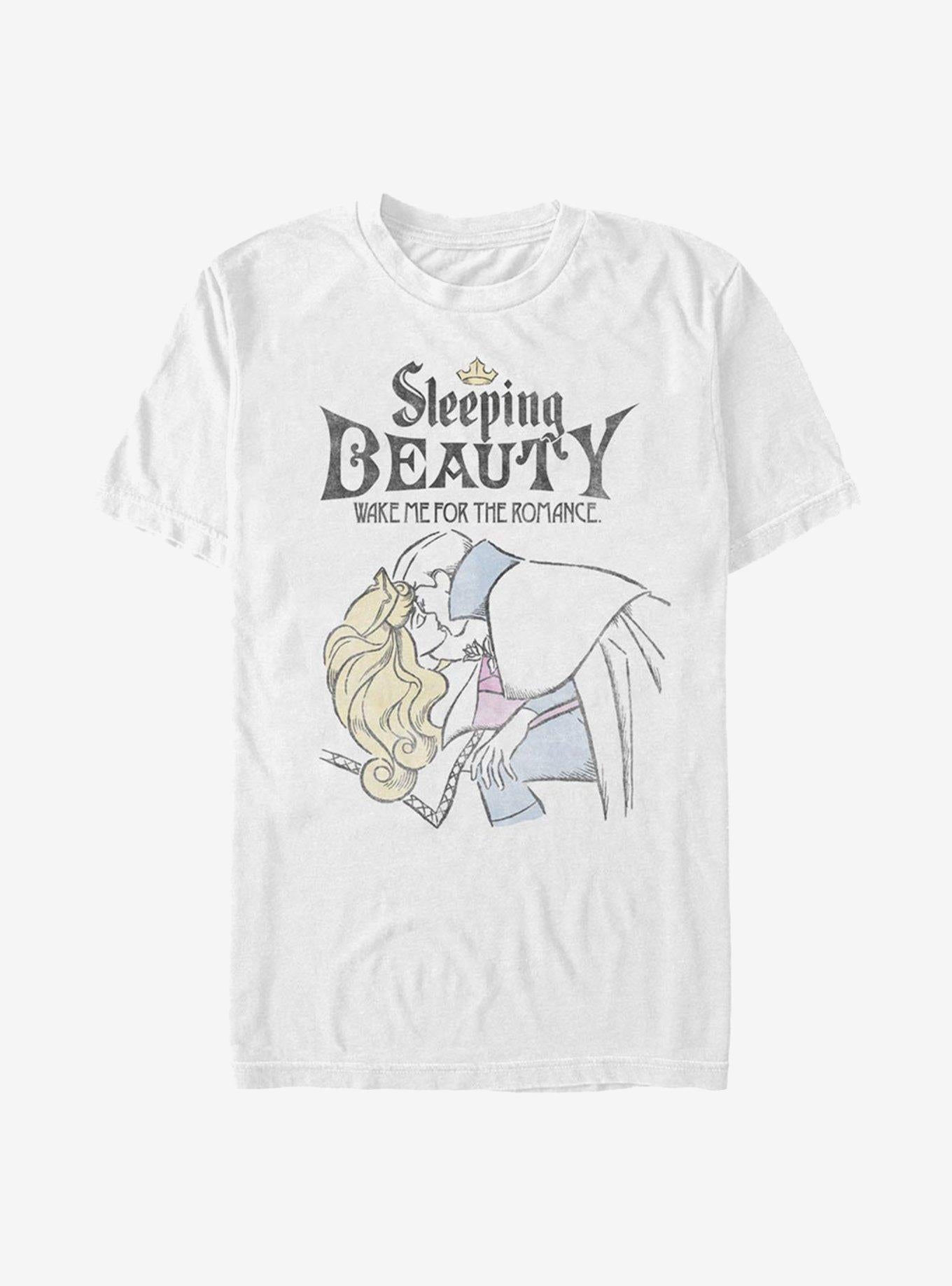 Disney Sleeping Beauty Aurora & Phillip Wake Me For The Romance T-Shirt | Trending Graphic Tee For Fans